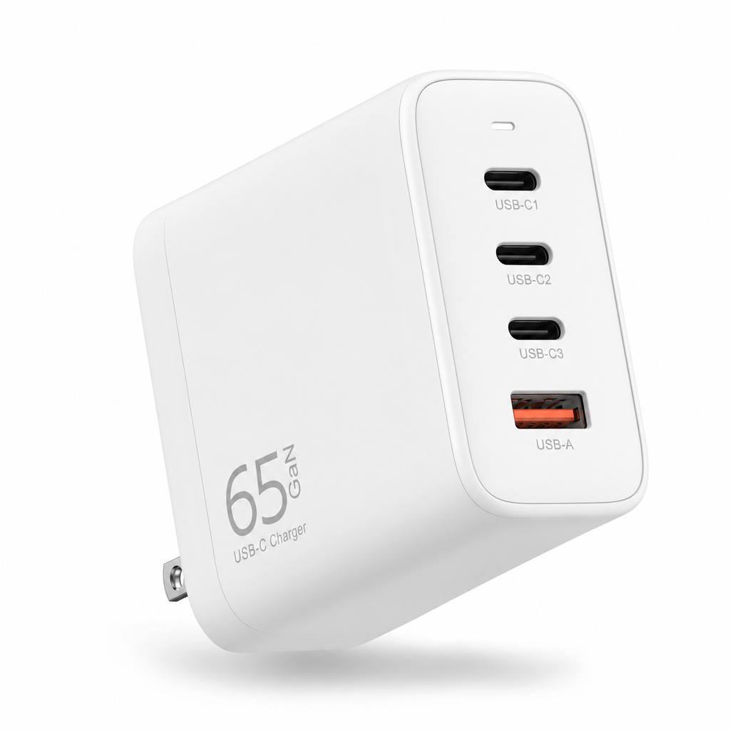 Chargeur GaN 65W 3 ports Voomi