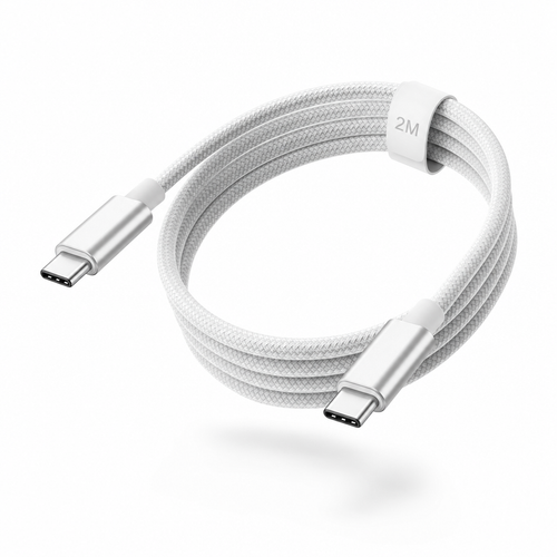 Câble USB-C Tressé 100W 2m Charge Rapide