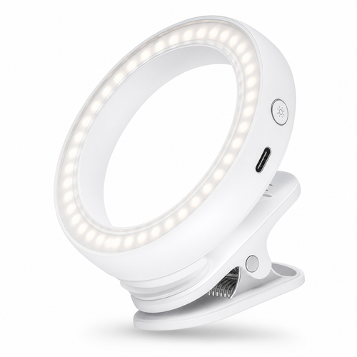 Ring Light Clip Smartphone LED — Ta Lumière Parfaite Partout